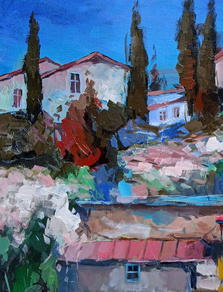 Original Impressionism Rural Life Painting by Narinart Armgallery
