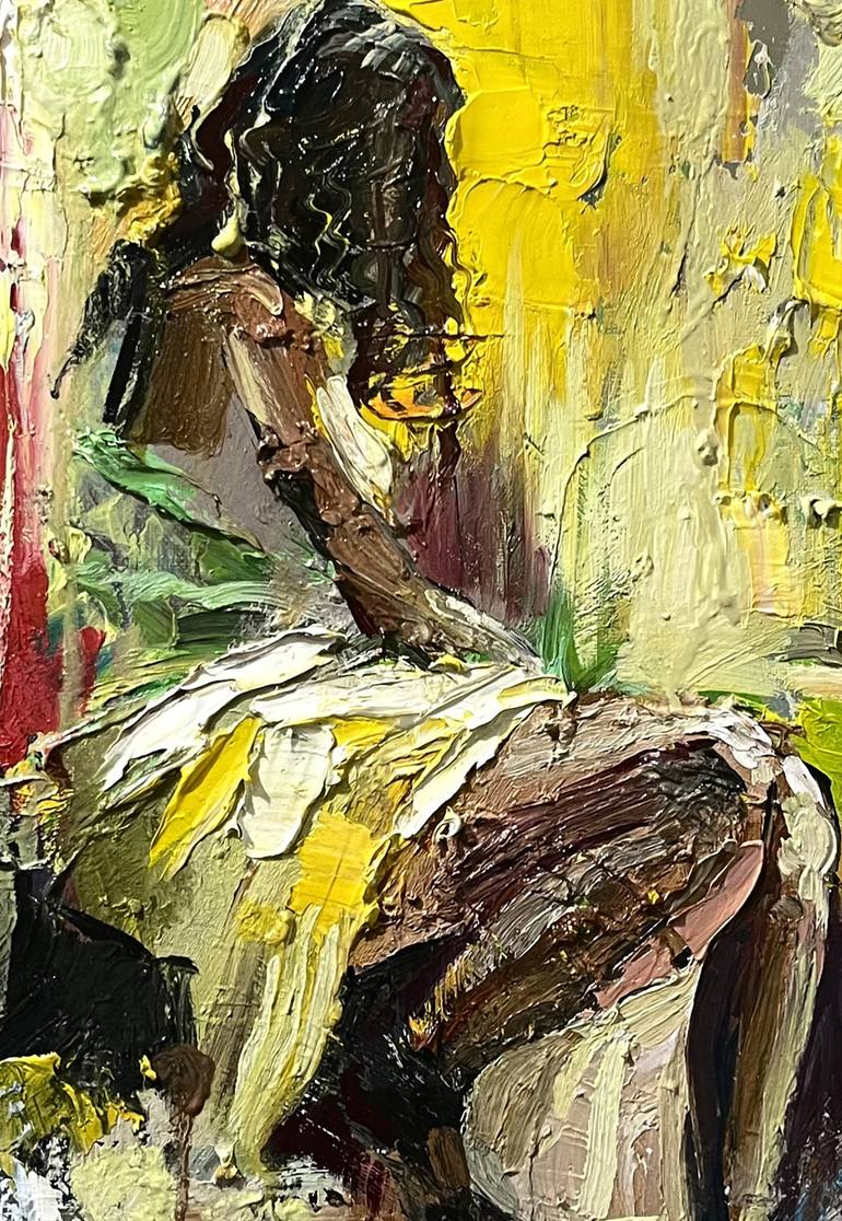 Original Impressionism Women Painting by Narinart Armgallery