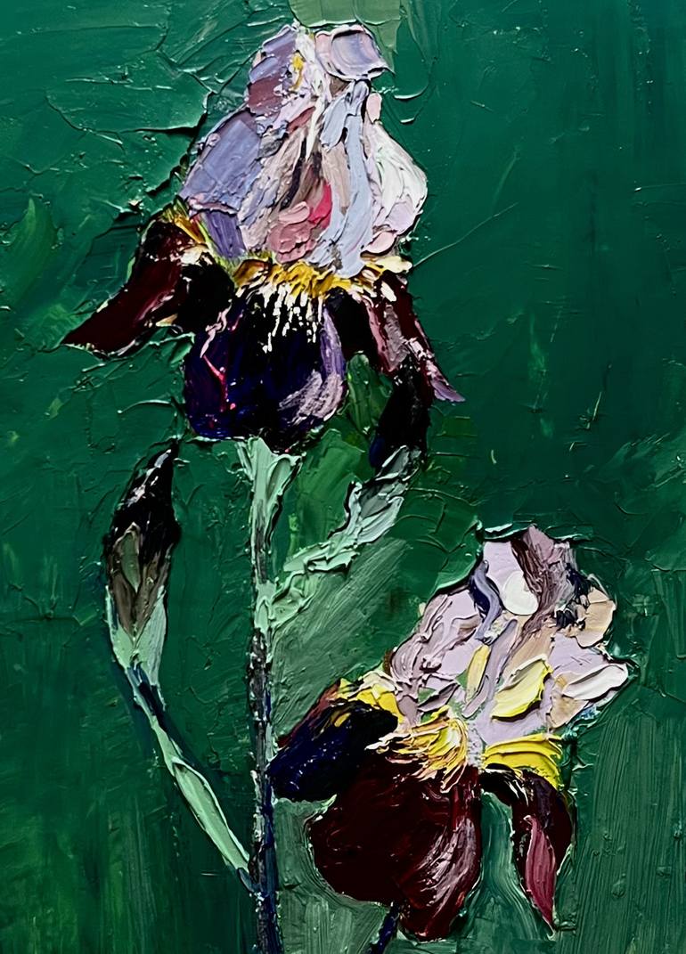 Original Impressionism Floral Painting by Narinart Armgallery
