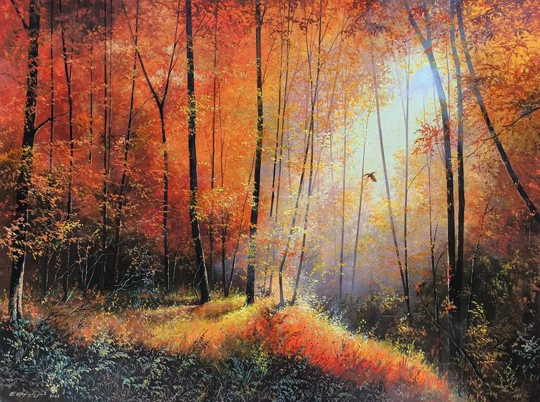 Original Realism Landscape Paintings by Narinart Armgallery