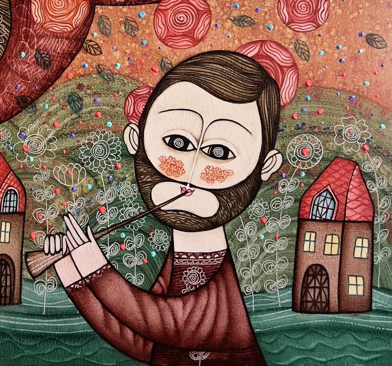 Original Contemporary Music Painting by Narinart Armgallery