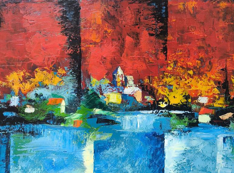 Original Modernism Rural Life Painting by Narinart Armgallery