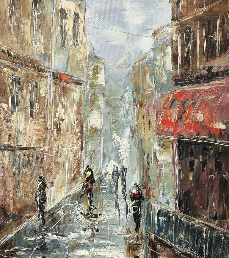 Original Impressionism Cities Painting by Narinart Armgallery