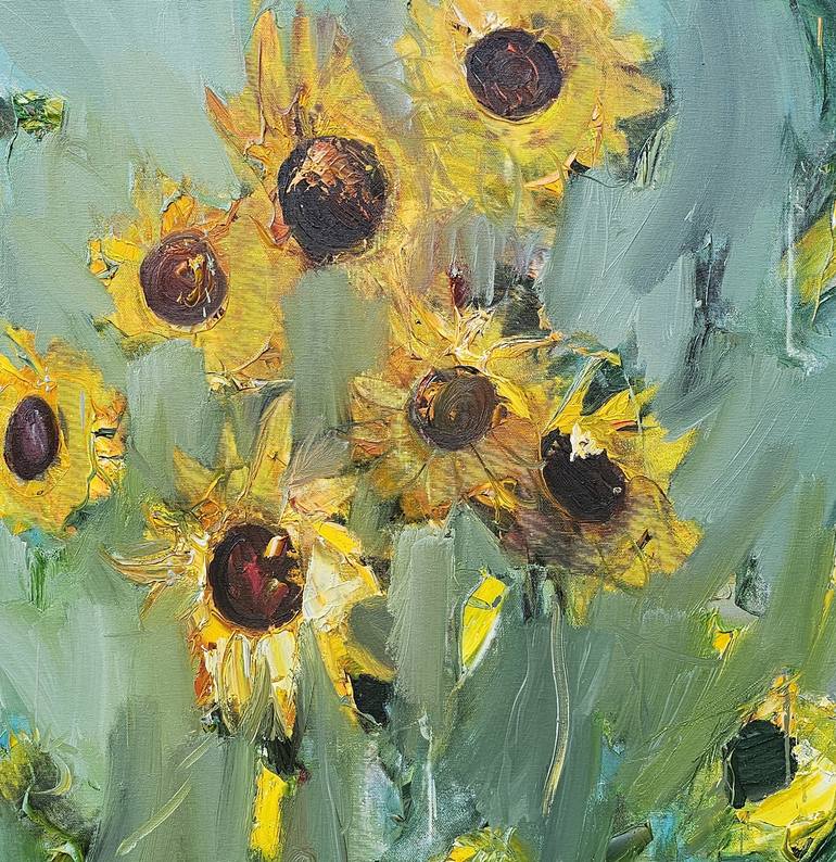 Original Impressionism Floral Painting by Narinart Armgallery