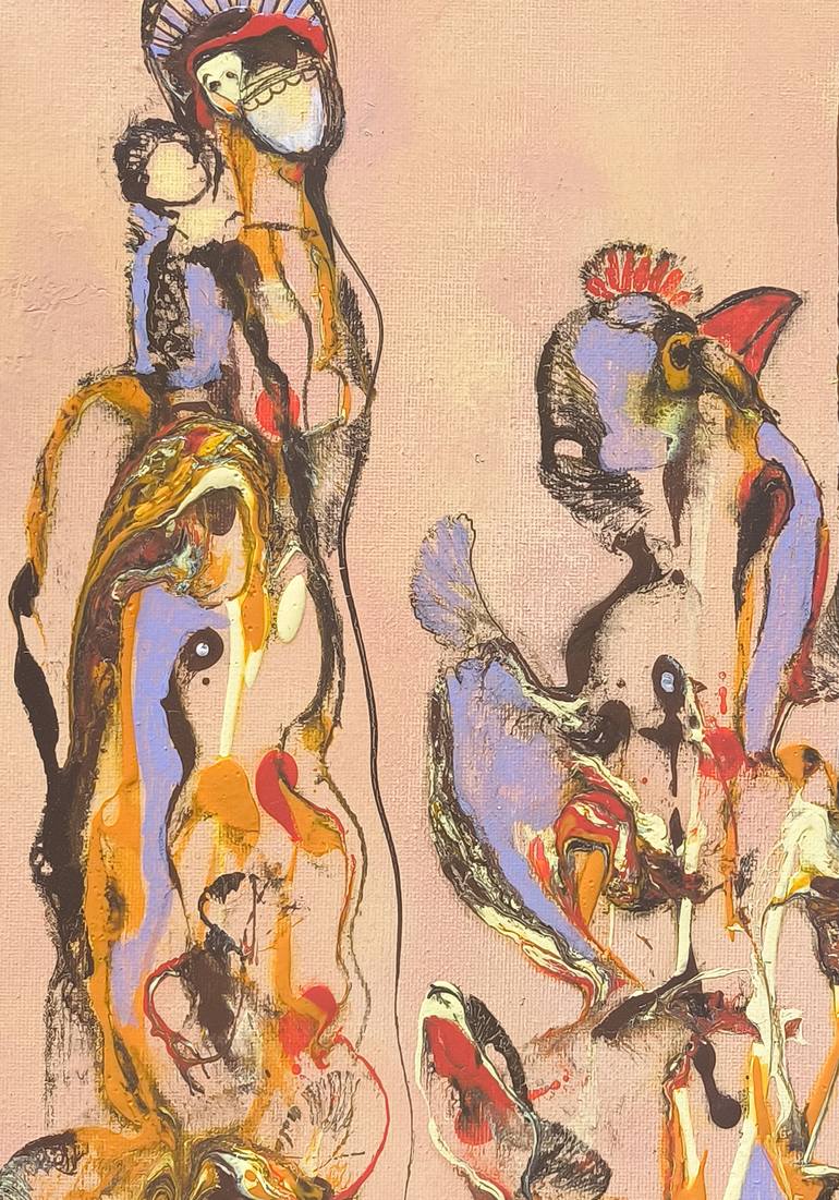 Original Abstract Classical Mythology Painting by Narinart Armgallery