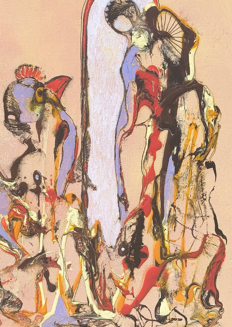 Original Abstract Classical Mythology Painting by Narinart Armgallery
