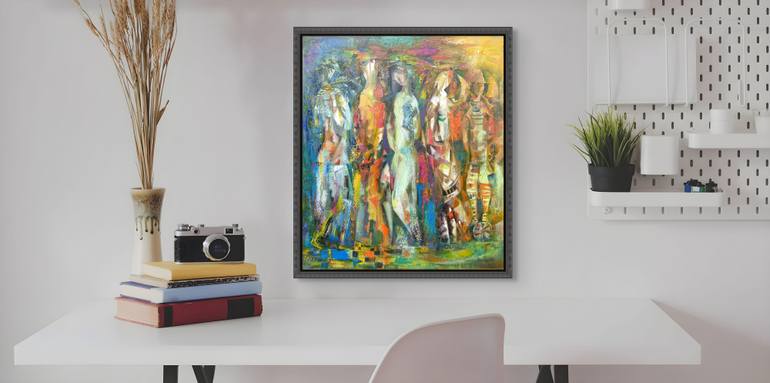 Original Abstract Music Painting by Narinart Armgallery