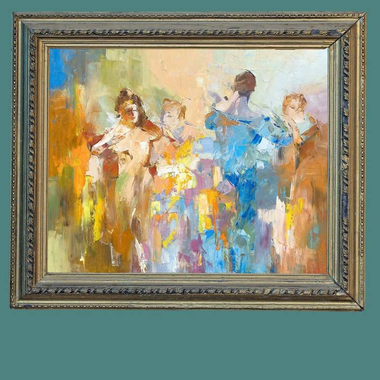 Original Abstract Music Painting by Narinart Armgallery