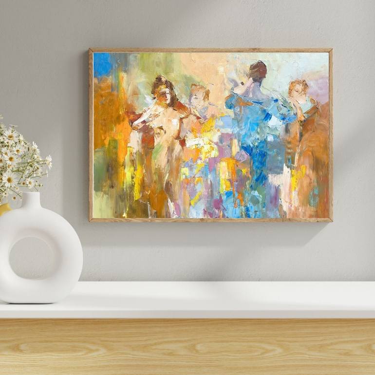 Original Abstract Music Painting by Narinart Armgallery