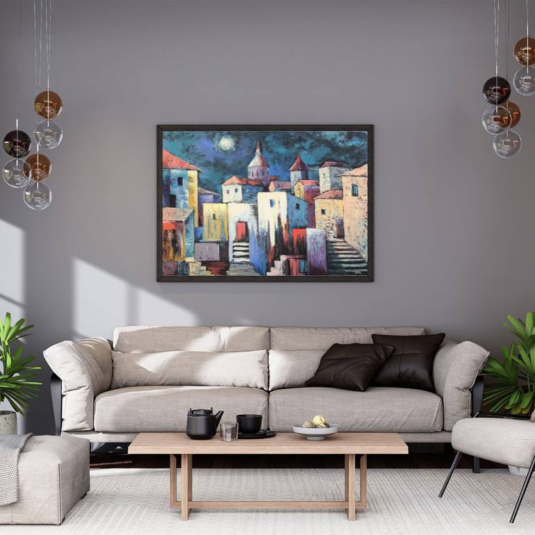 Original Modern Cities Painting by Narinart Armgallery