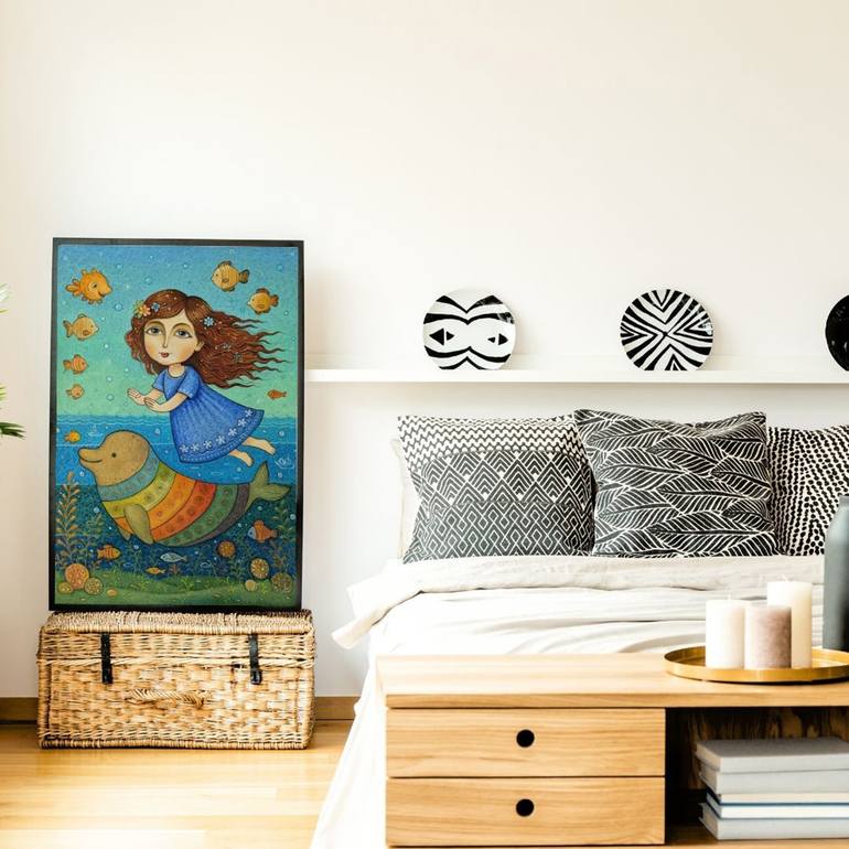 Original Modern Fantasy Painting by Narinart Armgallery
