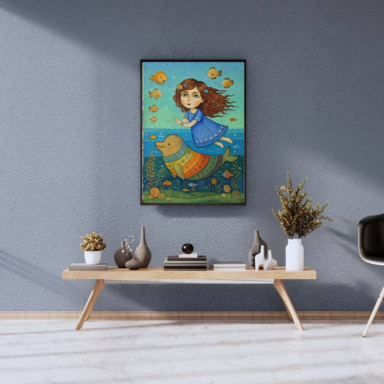 Original Modern Fantasy Painting by Narinart Armgallery