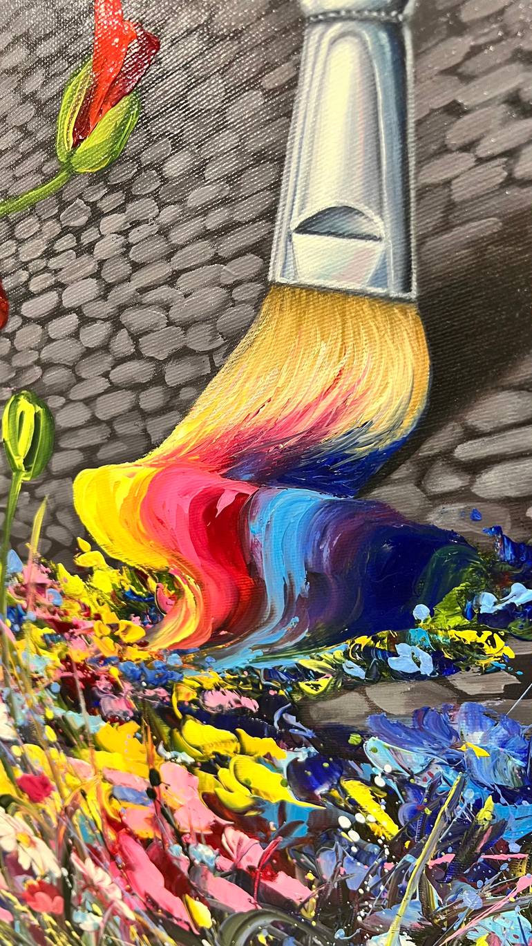 Original Modern Floral Painting by Narinart Armgallery