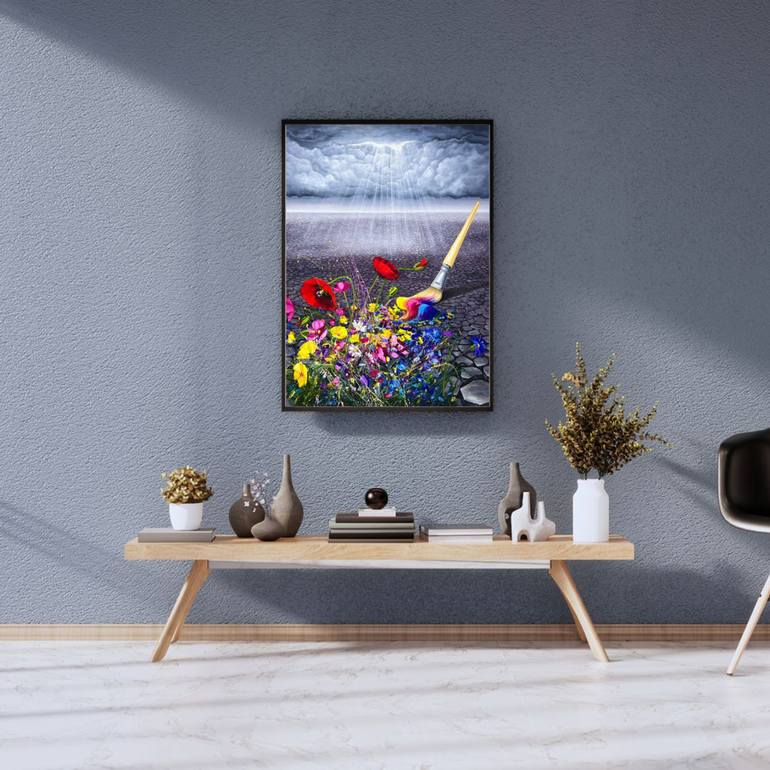 Original Modern Floral Painting by Narinart Armgallery