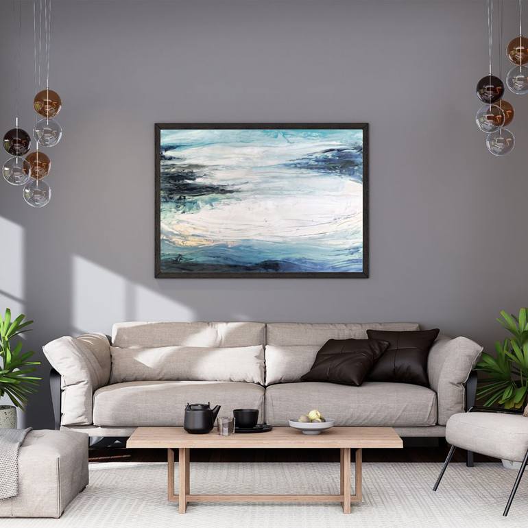 Original Impressionism Seascape Painting by Narinart Armgallery