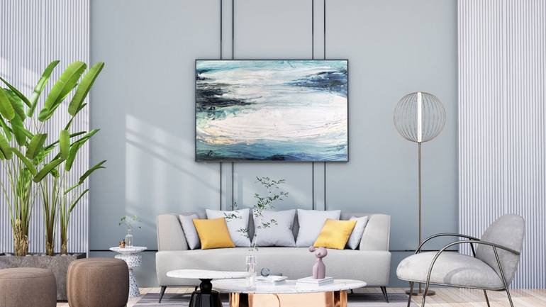 Original Impressionism Seascape Painting by Narinart Armgallery