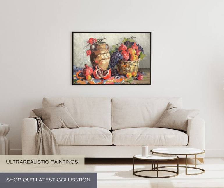 Original Impressionism Still Life Painting by Narinart Armgallery