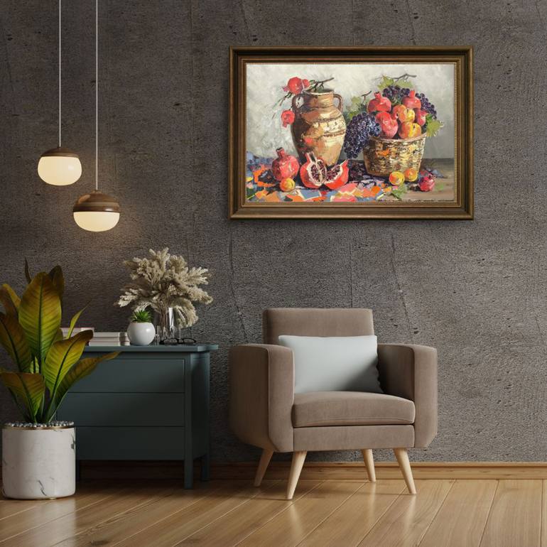 Original Impressionism Still Life Painting by Narinart Armgallery