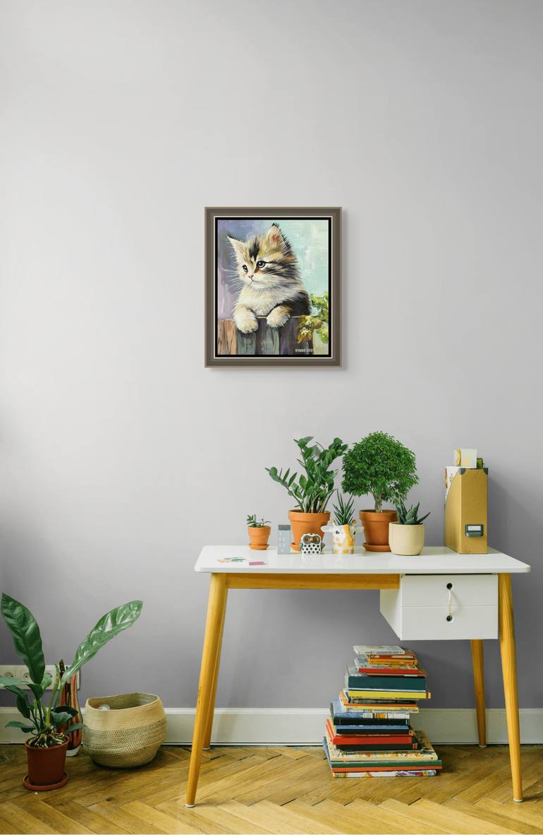 Original Impressionism Animal Painting by Narinart Armgallery