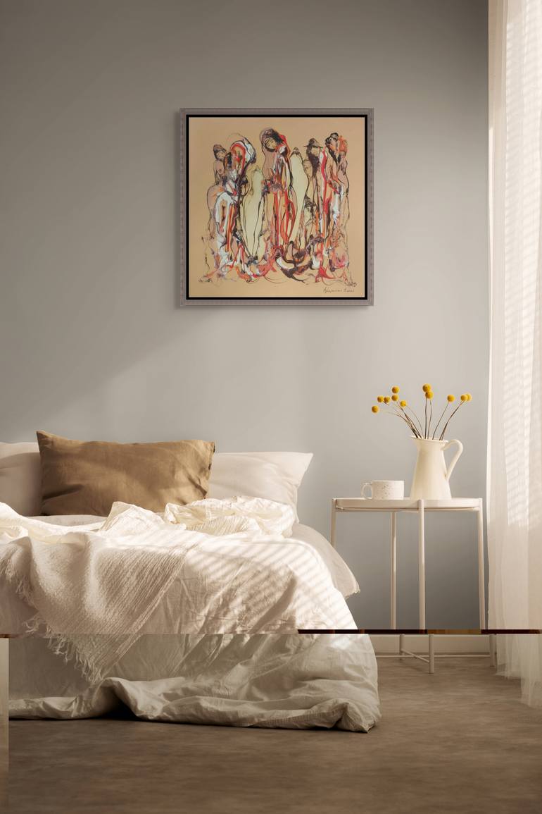 Original Abstract Classical Mythology Painting by Narinart Armgallery