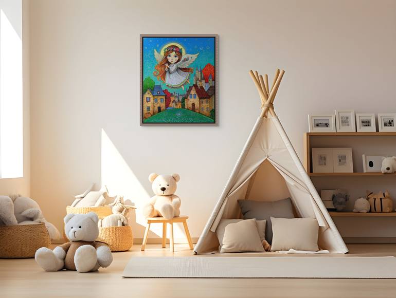 Original Figurative Children Painting by Narinart Armgallery