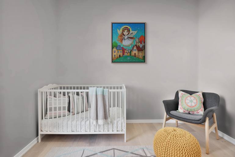 Original Figurative Children Painting by Narinart Armgallery