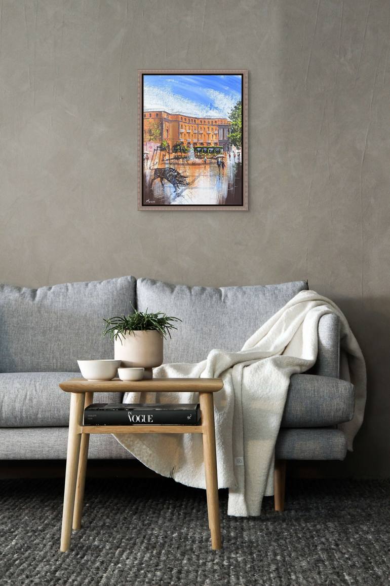 Original Impressionism Architecture Painting by Narinart Armgallery