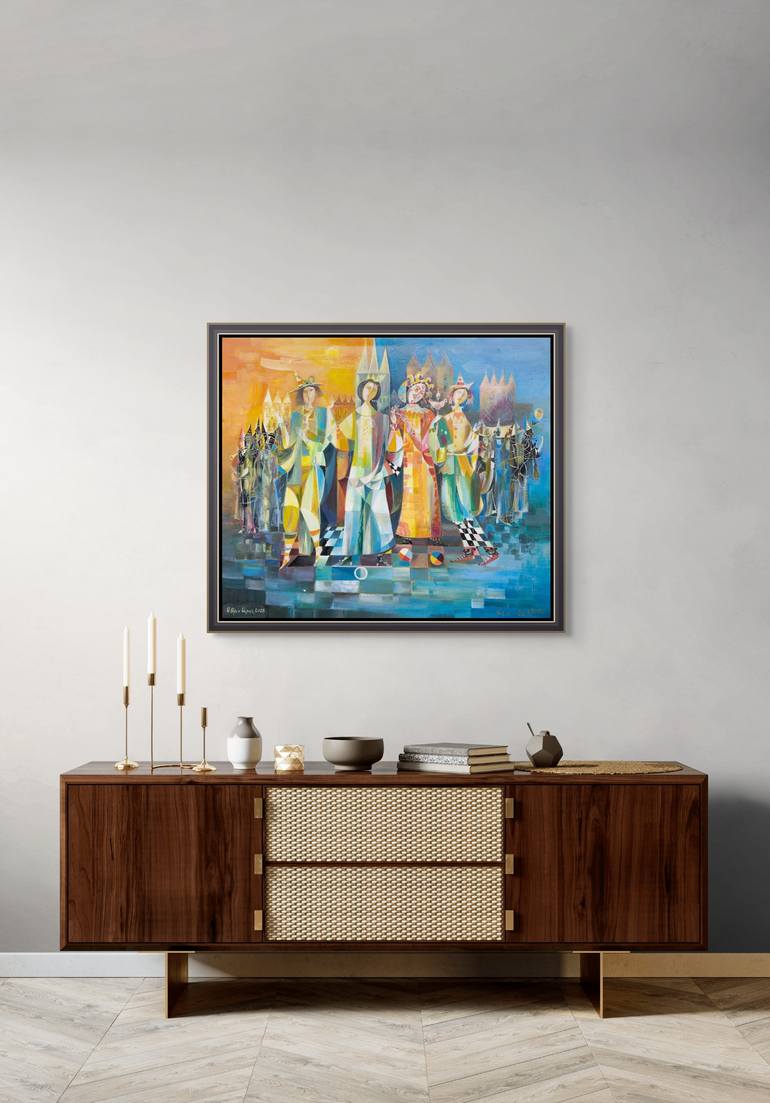 Original Abstract Performing Arts Painting by Narinart Armgallery