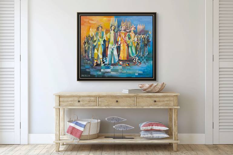 Original Abstract Performing Arts Painting by Narinart Armgallery