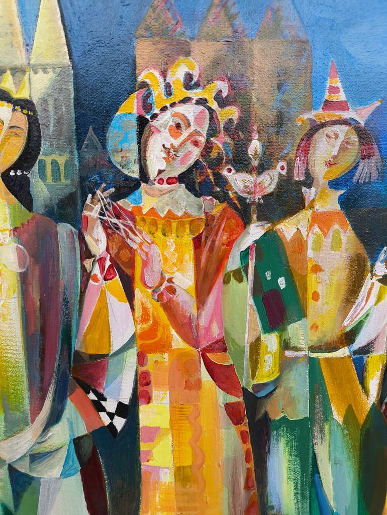 Original Abstract Performing Arts Painting by Narinart Armgallery