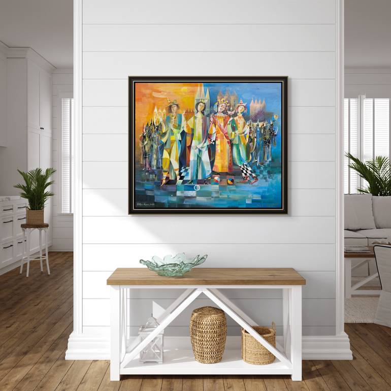 Original Abstract Performing Arts Painting by Narinart Armgallery