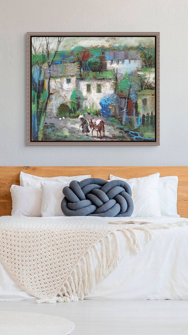 Davit Arstamyan/Nostalgia for Rural Life Painting by Narinart ...