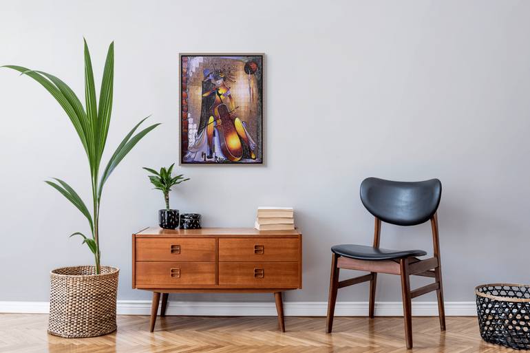 Original Abstract Expressionism Music Painting by Narinart Armgallery