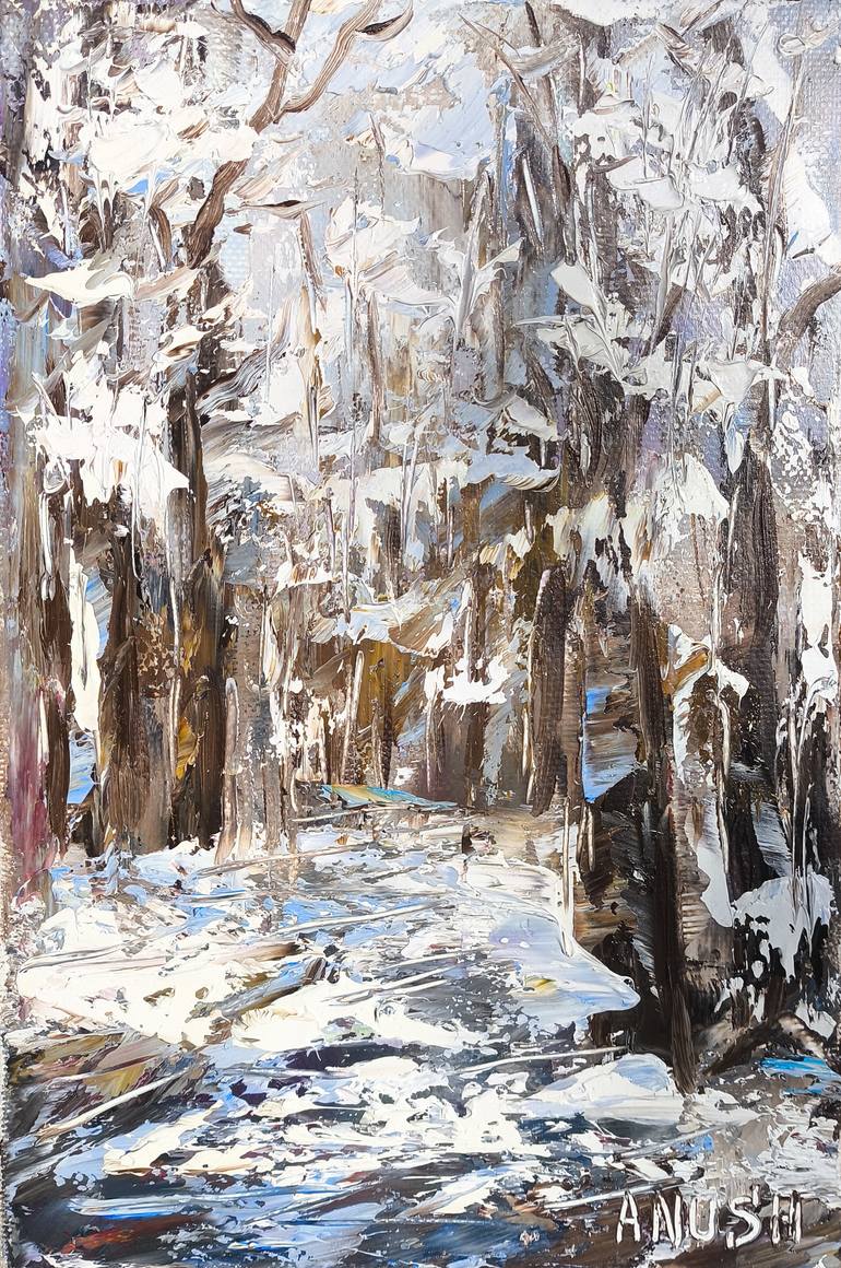 Original Impressionism Landscape Painting by Narinart Armgallery