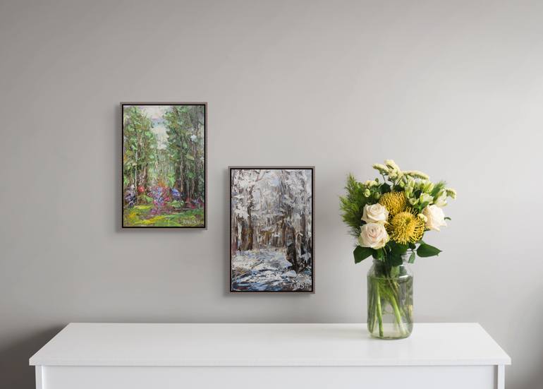 Original Impressionism Landscape Painting by Narinart Armgallery