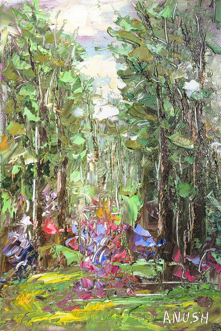 Original Impressionism Landscape Painting by Narinart Armgallery
