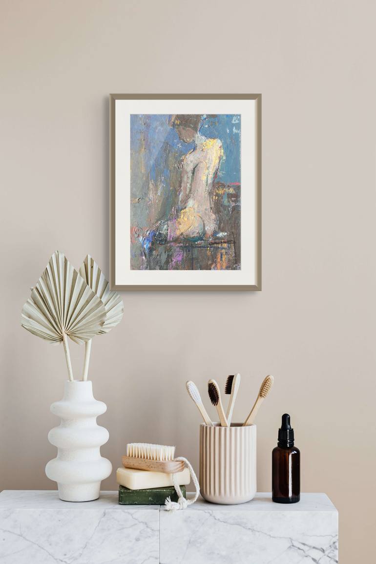 Original Impressionism Nude Painting by Narinart Armgallery