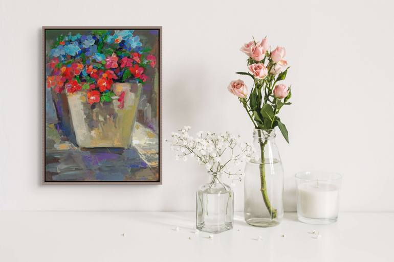 Original Impressionism Floral Painting by Narinart Armgallery