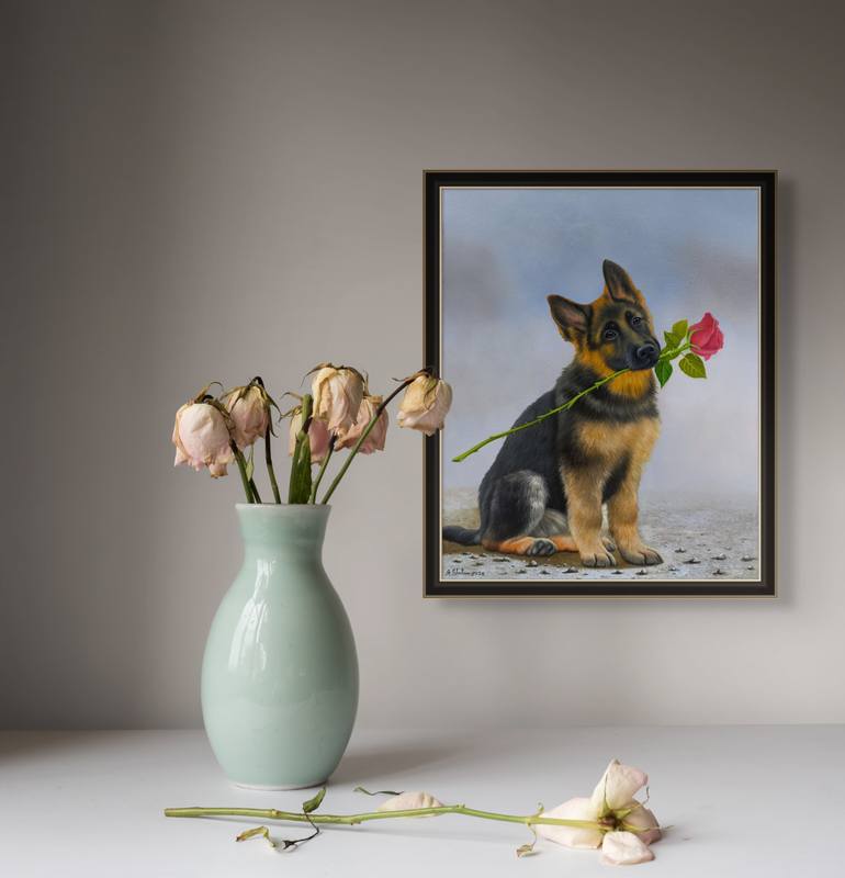 Original Photorealism Animal Painting by Narinart Armgallery