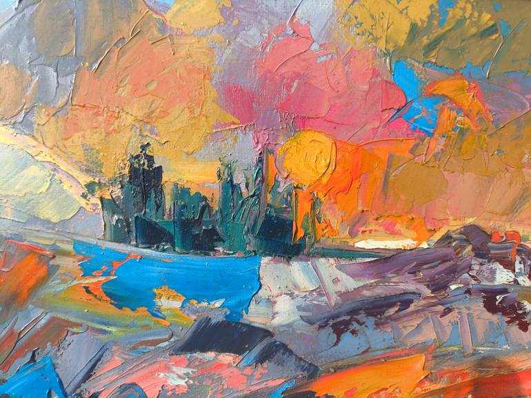 Original Impressionism Seascape Painting by Narinart Armgallery