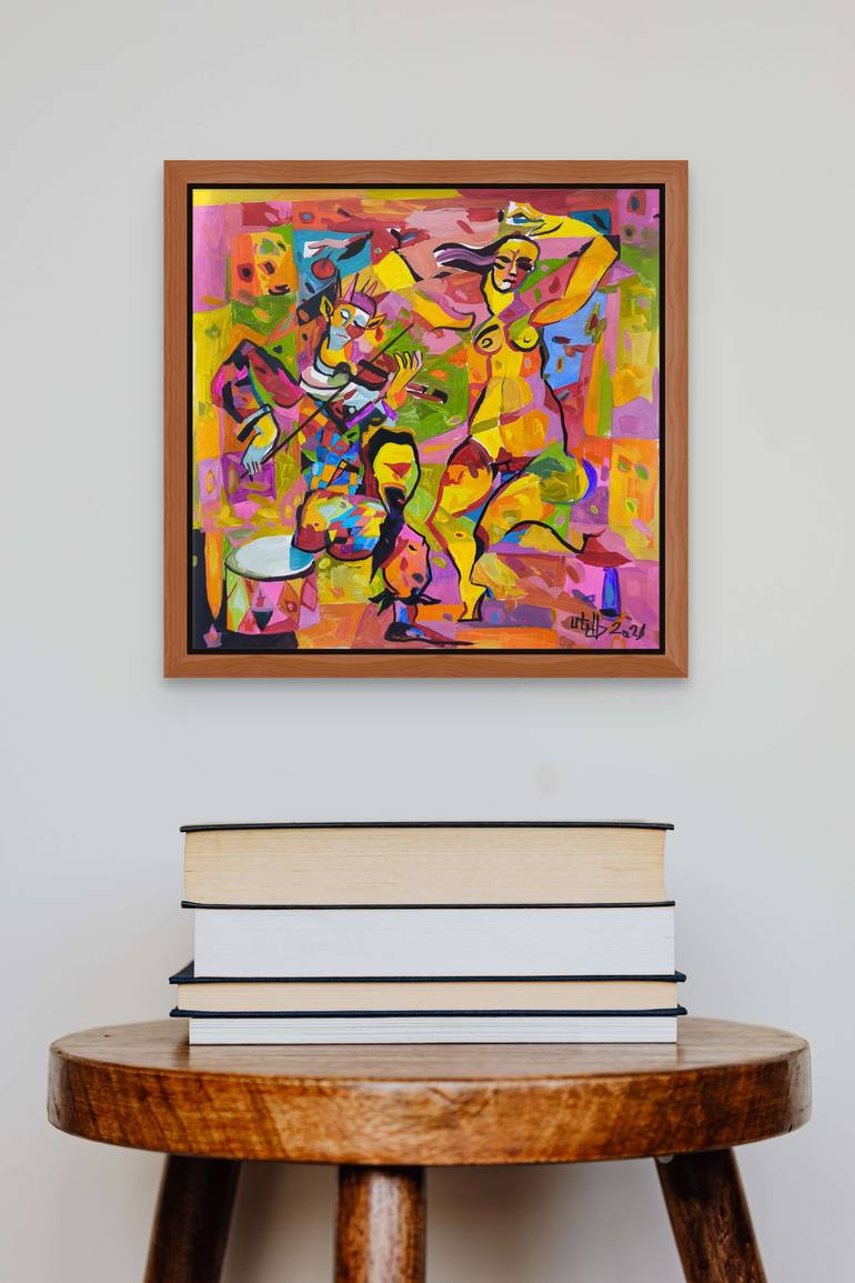 Original Abstract Music Painting by Narinart Armgallery