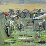 Vlas Ayvazyan/Village at Dusk by Narinart Armgallery