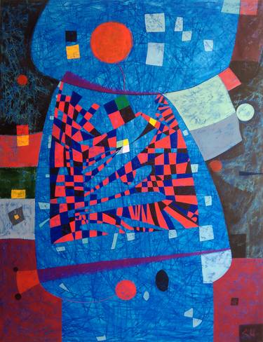 Artur Hakobjanyan/Colorful abstract(100x130cm, oil painting) thumb