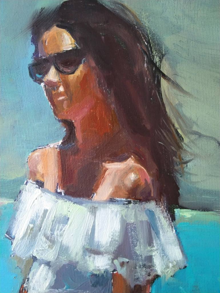 Original Impressionism Portrait Painting by Narinart Armgallery