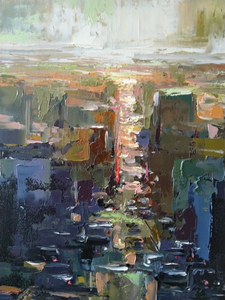 Original Impressionism Cities Painting by Narinart Armgallery