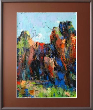 Kamsar Ohanyan/Rock(34x48cm, oil painting, paper) thumb