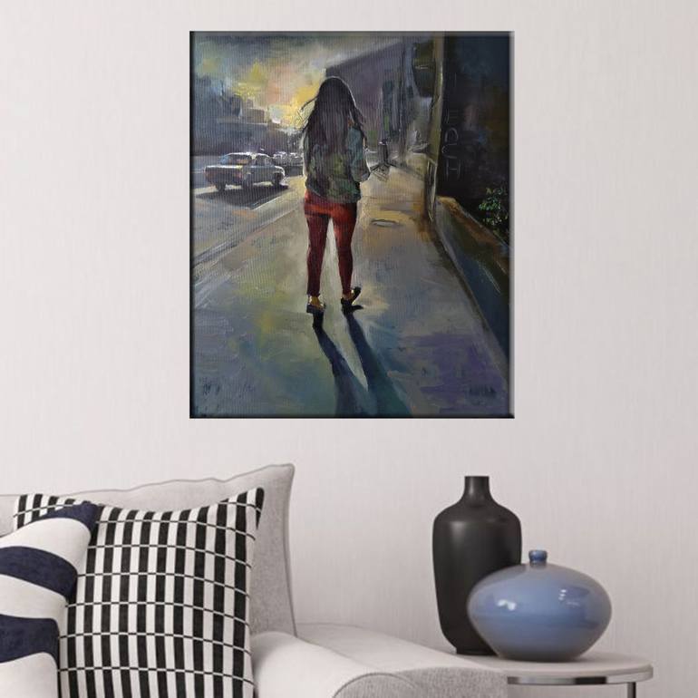 Original Impressionism Cities Painting by Narinart Armgallery