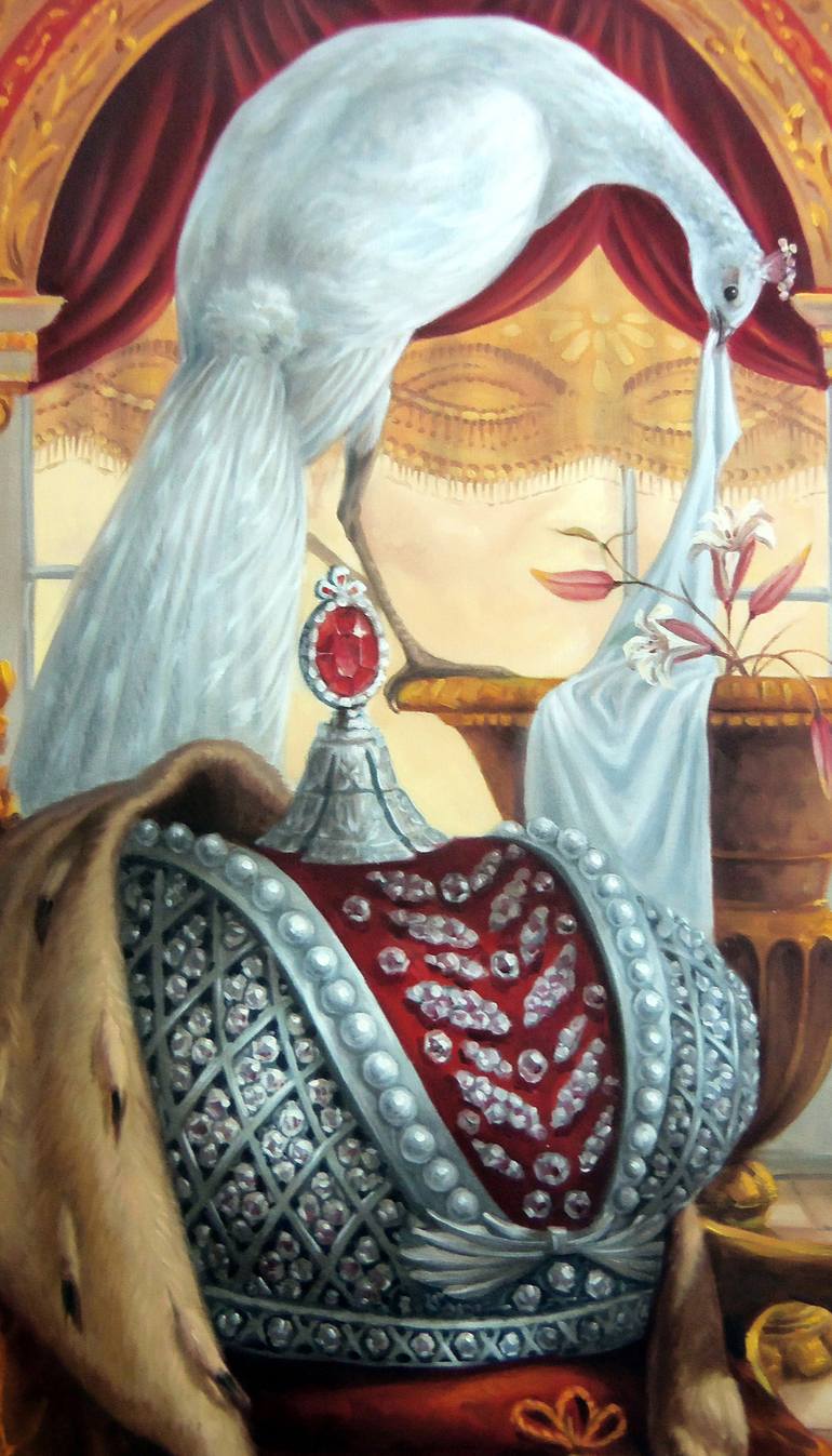 Original Surrealism People Painting by Narinart Armgallery