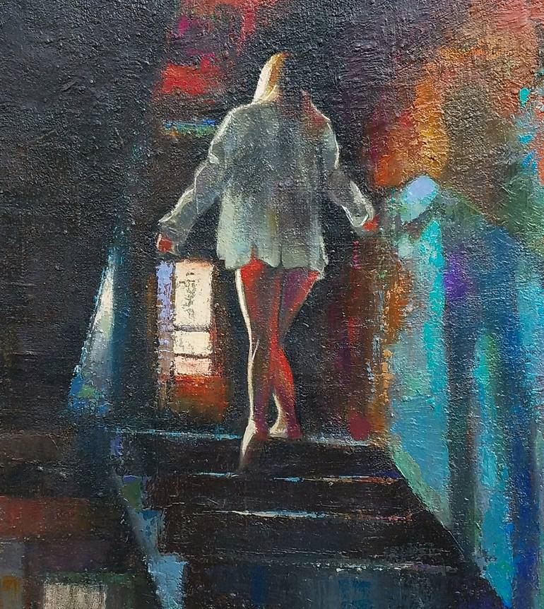 Original Impressionism Women Painting by Narinart Armgallery