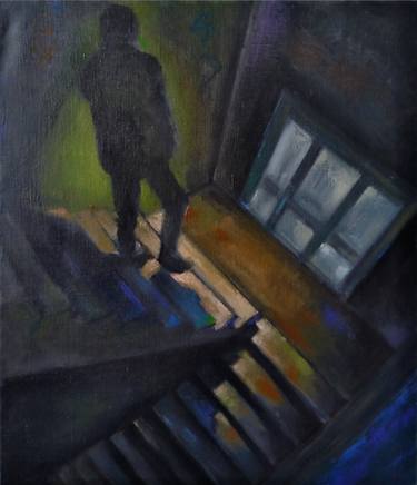 Kamsar Ohanyan/Get down(47x56cm, oil painting, impressionistic) thumb